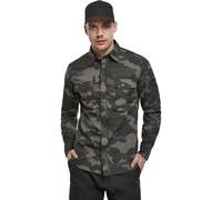 Brandit Slim Worker Shirt Long Sleeve Button Placket Pockets Regular 100% Cotton