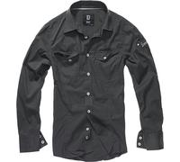 Brandit Slim Long Sleeve Shirt Black 3XL Men