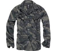 Brandit SlimFit Shirt, Dark Camouflage, size XXL