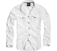 Brandit Slim Fit Shirt Long Sleeve, color: white, size: XXL