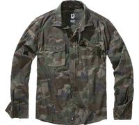 Brandit SlimFit Shirt, Woodland, size XXL