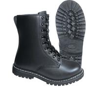BRANDIT SPRINGERSTIEFEL PARA COMBAT BOOTS BLACK LEATHER STEEL TOE