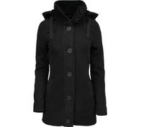 Brandit Square Fleece Ladies Jacket, black, size 4XL for Women
