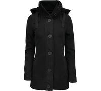 Brandit Square Fleece Ladies Jacket, black, size XXL