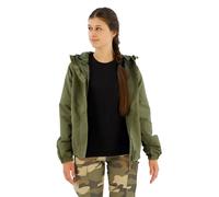 Women's full zip waterproof summer jacket Brandit Green 2XL