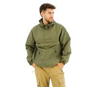 Summer waterproof hooded jacket Brandit Green L