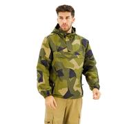 Summer waterproof hooded jacket Brandit Green S