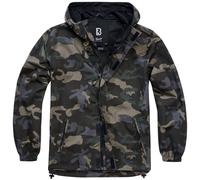 Brandit Summer Windbreaker Frontzip Ripstop Jacket - Dark Camo