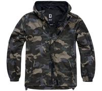 Brandit Summer Windbreaker Frontzip Ripstop Jacket - Dark Camo