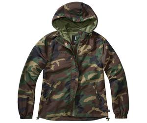 Brandit Summer Windbreaker Frontzip Women's Jacket - Woodland