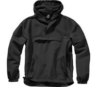 Brandit Summer Windbreaker Hoodie, black, size 4XL for Men