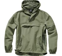 Brandit Summer Windbreaker Hoodie, olive, size XL