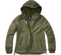 Women's full zip waterproof summer jacket Brandit Vert L