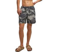 Brandit Swimshorts Basic, Color: grey-camo, Size: L