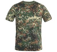 Brandit T-Shirt Men's Cotton Military Outdoor Crewneck Flecktarn Camo 5XL