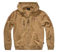 Brandit Tactical Sweat Jacket Sweatshirt - Camel