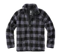 Zipped fleece Brandit Teddy Black XL