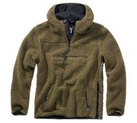 Brandit Teddyfleece Worker Pullover, color: olive, size: L
