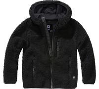 Brandit Teddyfleece Hodded Kids Jacket, black, size 158-164