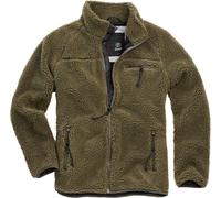 Brandit Teddyfleece Jacket, green, size 5XL
