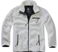 Brandit Teddyfleece Jacket, white, size XXL