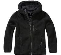 Brandit Women Teddyfleece Jacket Hoode, Color: black, Size: S