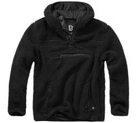 Brandit Teddyfleece Worker Pullover, black, size 5XL