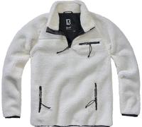 Brandit Teddyfleece Pullover, white, size 5XL