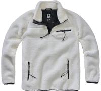 Brandit Teddy Troyer Jacket White L Men