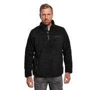 Brandit Teddyfleece Pullover Troyer Black 4XL Men