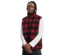 Brandit Teddyfleece Vest, color: red/black, size: M