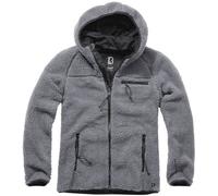 Brandit Teddyfleece Jacket Fashionable Fluffy Mens Winter Streetwear Anthracite