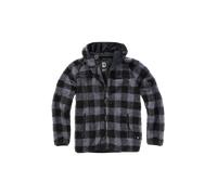 Brandit Teddyfleece Worker Jacket Black/GreyXL Black,Grey