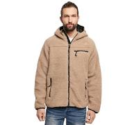 Brandit Teddyfleece Worker Jacket, color: camel, size: L