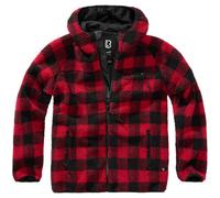 Brandit Teddyfleece Worker Jacket Red/black Size 3Xl