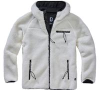 Brandit Teddyfleece Worker Jacket, white, size 4XL