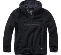 Brandit Teddyfleece Worker Pullover, black, size S