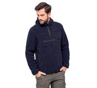 Brandit Teddyfleece Worker Pullover, color: navy, size: S