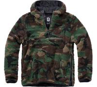 Brandit Teddyfleece Worker Pullover, Woodland, size M