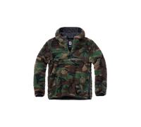 Brandit Teddyfleece Worker Pullover WoodlandS Woodland