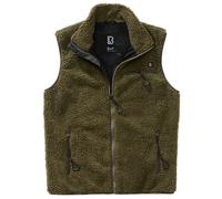 Brandit Teddyfleece Vest, green, size M