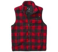 Brandit Teddyfleece Worker Vest Red/black Size Xx Large
