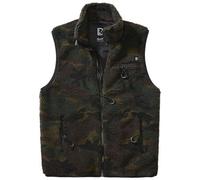 Brandit Teddyfleece Worker Vest Woodland Size Xx Large