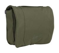 Brandit Toiletry Bag Medium and Large Toiletry Bag with Mirror for Outdoor Use, Olive, Large, L, Classic - Outdoor