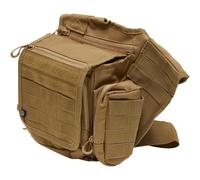 Brandit Travel Side Bag Rucksack Backpack Molle System Polyester 600D Flag-Label