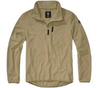 Brandit Troyer Fleece Mens Military Tactical Warm Polar Camping Camel