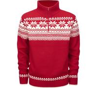 Brandit Troyer Norweger Pullover, red/white, size 3XL