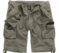 Brandit Urban Legend Mens Army Cargo Combat Shorts Vintage Camping Cotton Olive