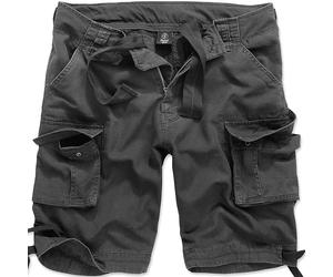 BRANDIT URBAN LEGEND MENS ARMY SHORTS VINTAGE SECURITY PANTS POLICE CARGOS BLACK