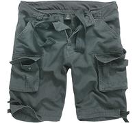 Brandit Urban Legend Mens Cargo Shorts Vintage Cotton Travel Pants Anthracite